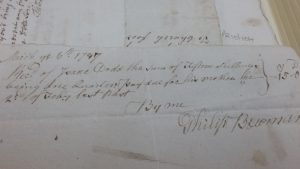 Voucher PR10/V/14/1 1 September 1788 Philip Bowman